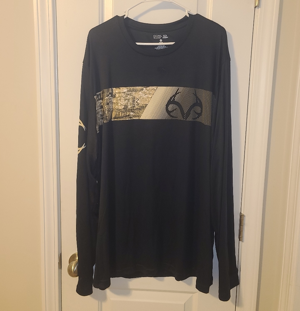 Realtree Big & Tall Long Sleeve Performance Sz 2xlt (Ts-E3)